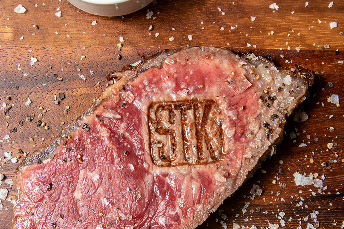 steak with stk brand